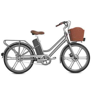 0.25kw دراجة طراد كهربائية للسيدات ، دراجة طريق كهربائية متعددة الحركة للسيدات