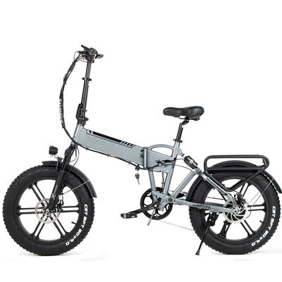 160Brake Fat Tyre Electric Folding Bike ، 10000mah دراجة كهربائية قابلة للطي 20