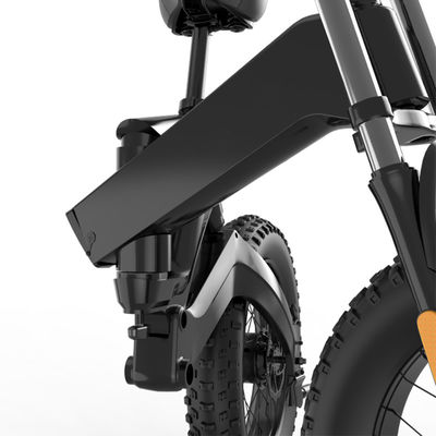 20 بوصة الدهون الاطارات الكهربائية دراجة قابلة للطي AC100v مع بطارية ليثيوم 10AH