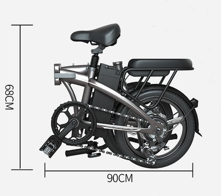 20 دراجة كهربائية فائقة الخفة ، 7.5AH دراجة كهربائية قابلة للطي للبالغين 7 سرعات