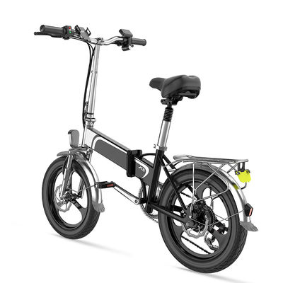 7 سرعات أخف دراجة كهربائية قابلة للطي ، دراجة كهربائية خفيفة للغاية قابلة للطي 36 فولت