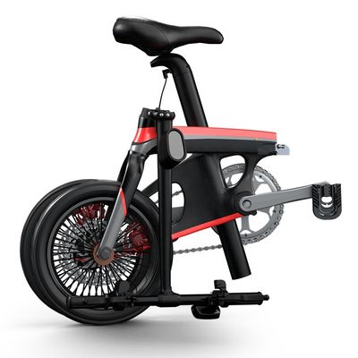 14 دراجة كهربائية قابلة للطي خفيفة الوزن ، دراجة كهربائية قابلة للطي من ألياف الكربون 220 فولت
