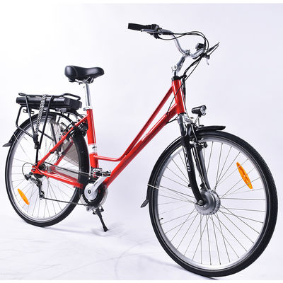 دراجة كهربائية للسيدات خفيفة الوزن مقاومة للماء 19 ميل في الساعة و 6 سرعات متعددة الأوضاع