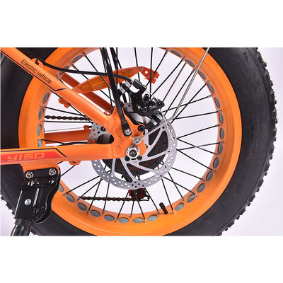 30KG Net Wight Folding 20 Inch Electric Bike، 25km / H Fat Tire Tire Bikes