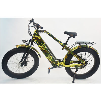 Alu6061 دراجة كهربائية للصيد بإطارات الدهون 0.12T Max تحميل 4-6h شحن