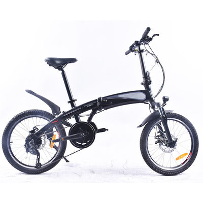 20 بوصة دراجة كهربائية خفيفة للغاية قابلة للطي 0.25KW مع محرك Bafang Mid Drive