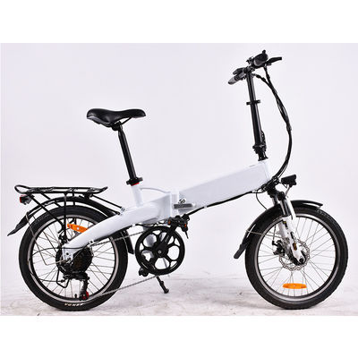 دراجة كهربائية قابلة للطي خفيفة الوزن من البولي يوريثان ، دراجة كهربائية قابلة للطي مقاس 20 بوصة 500 وات