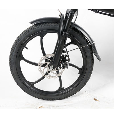 20x1.95 دراجة كهربائية قابلة للطي خفيفة الوزن 50 كم / ساعة أقصى سرعة مع سلسلة KMC