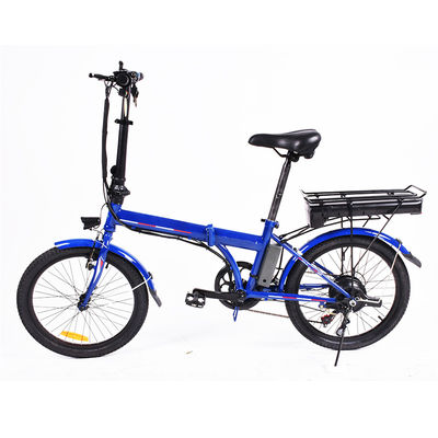 250w دراجة كهربائية قابلة للطي خفيفة الوزن 18.6 ميل في الساعة مجمعة مسبقًا