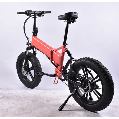 330LBS دعم الدهون الإطارات دراجة كهربائية قابلة للطي مع بطارية ليثيوم 10Ah