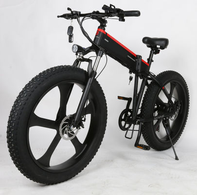دراجة كهربائية 26 بوصة 48 فولت 1000 واط الدهون الإطارات الجبلية الثلوج Ebike دراجة كهربائية قابلة للطي