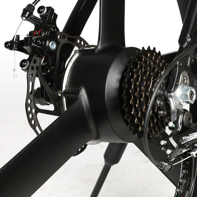 25KM / H الدهون الإطارات دراجة كهربائية قابلة للطي مع 7 سرعات Derailleur