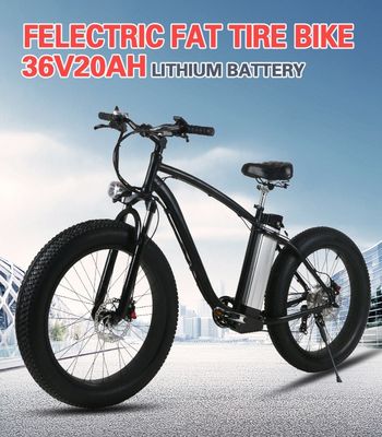 دراجة كهربائية 26 بوصة Mountain Beach Ebike Fat Tire دراجة كهربائية للبالغين