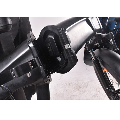ODM 48V 500W الدهون الإطارات الدراجة الجبلية الكهربائية Shimano 6 التروس البضائع طوي Ebike
